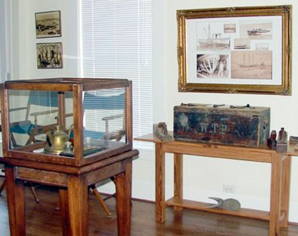 An exhibit at the Port Aransas Museum