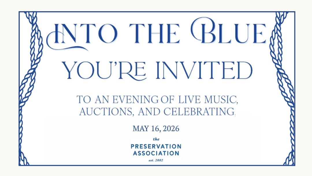 Into the blue gala invitation